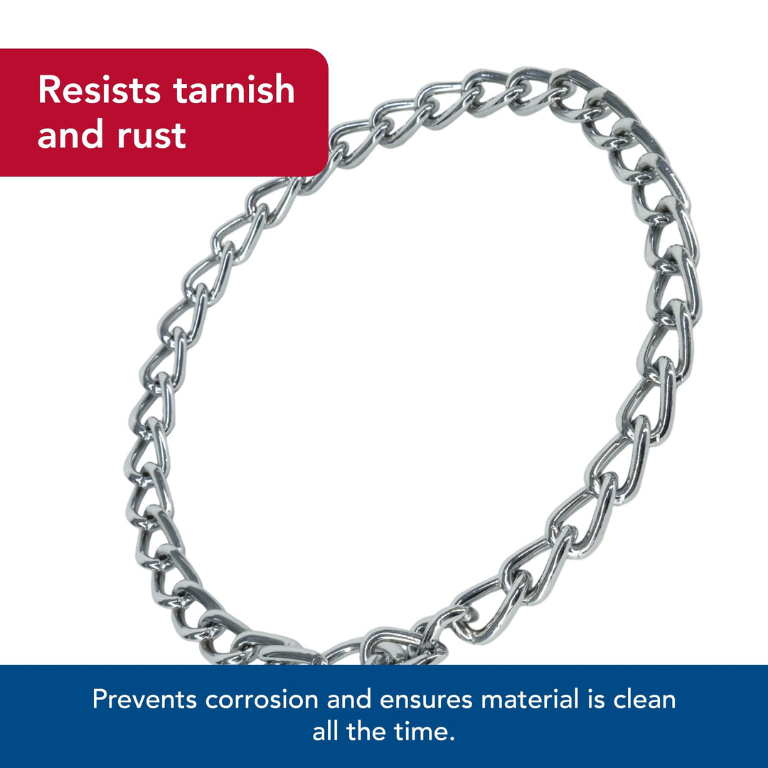 Coastal Pet Titan Chain Training Dog Collar, 4 mm x 24"