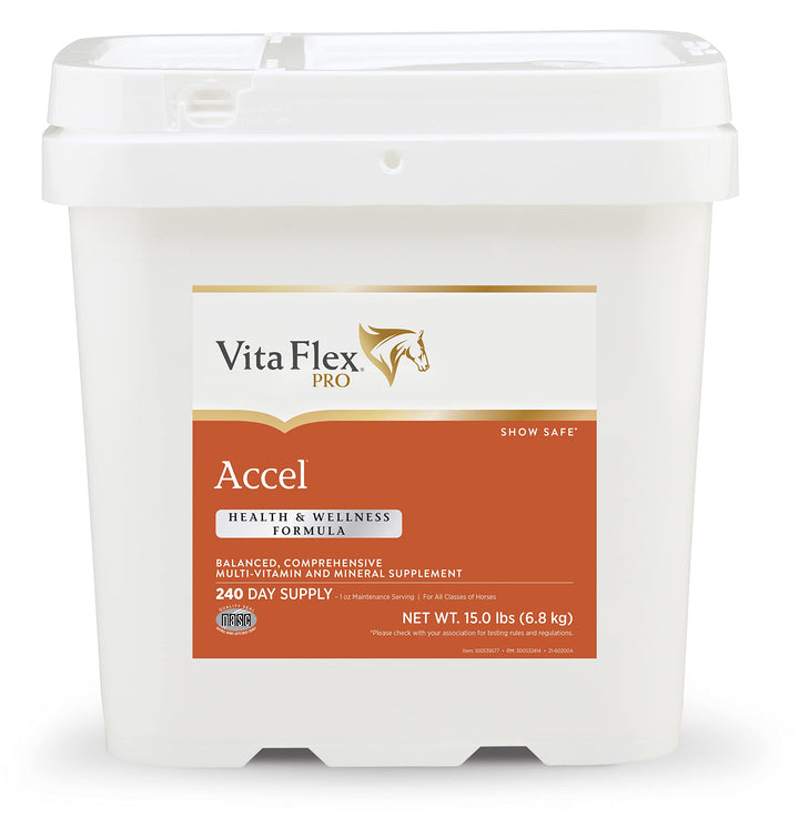 Vita Flex Pro Accel Health &amp; Wellness, Horse Supplement, 240-Day Supply
