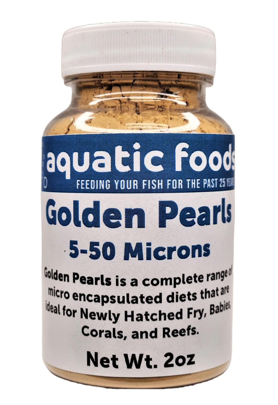 Golden Pearls 5-50 Microns Powder for New Fry &amp; Babies... 2oz Bottle