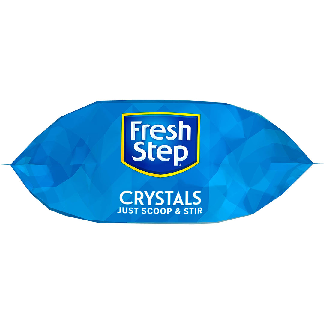 Fresh Step Crystal Cat Litter, Lightweight with Long-Lasting Odor Control, Low Dust, 8lbs.