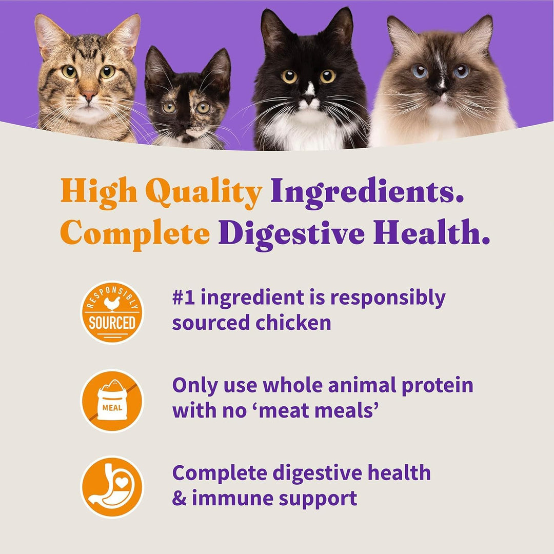 Halo Holistic Dry Cat Food, Cage-Free Chicken Recipe, 3 lb