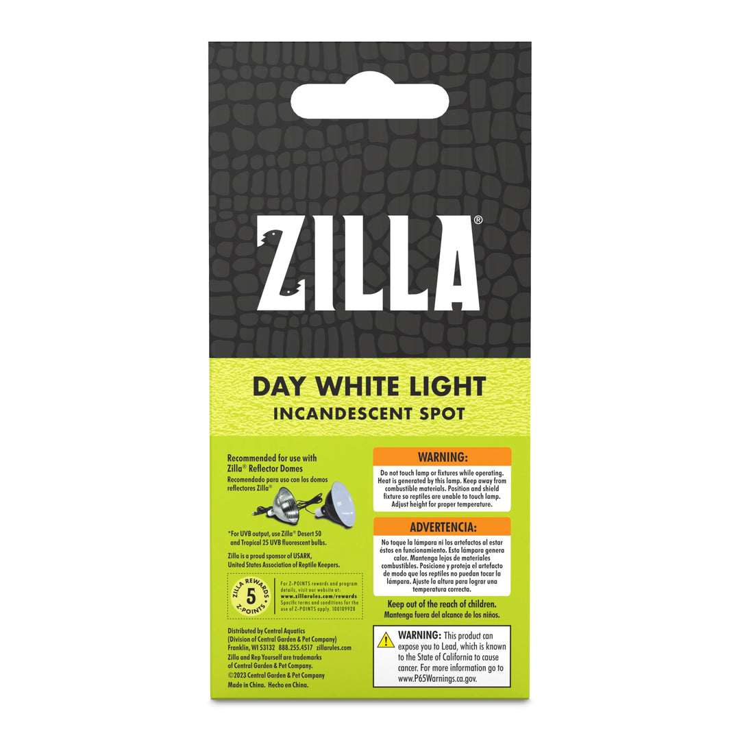 Zilla Basking Spot Bulb, Day White, 50 Watts