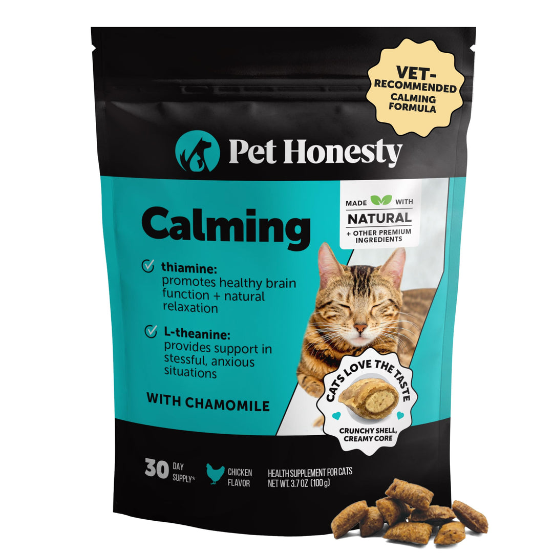 Pet Honesty Cat Calming Treats Alternative, Vet Backed Chews, Chicken 300ct