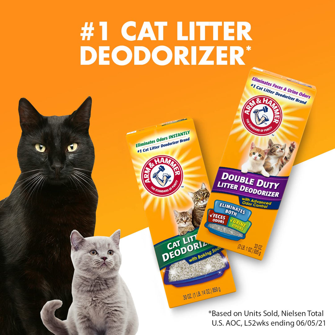 ARM &amp; HAMMER Cat Litter Deodorizer Double Duty, 30 oz, 6 Pack