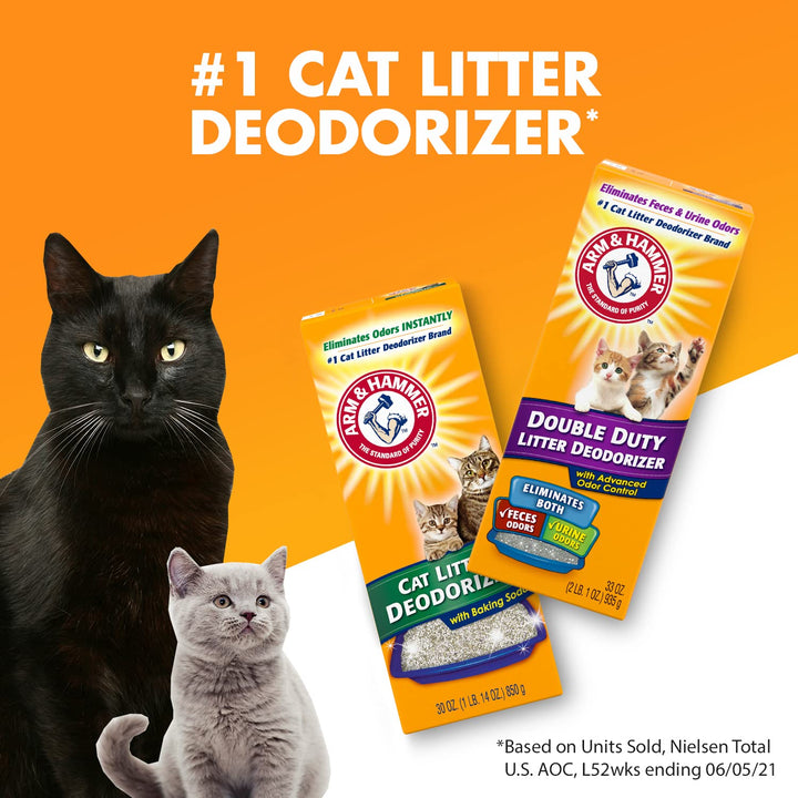 ARM &amp; HAMMER Cat Litter Deodorizer Double Duty, 30 oz, 6 Pack