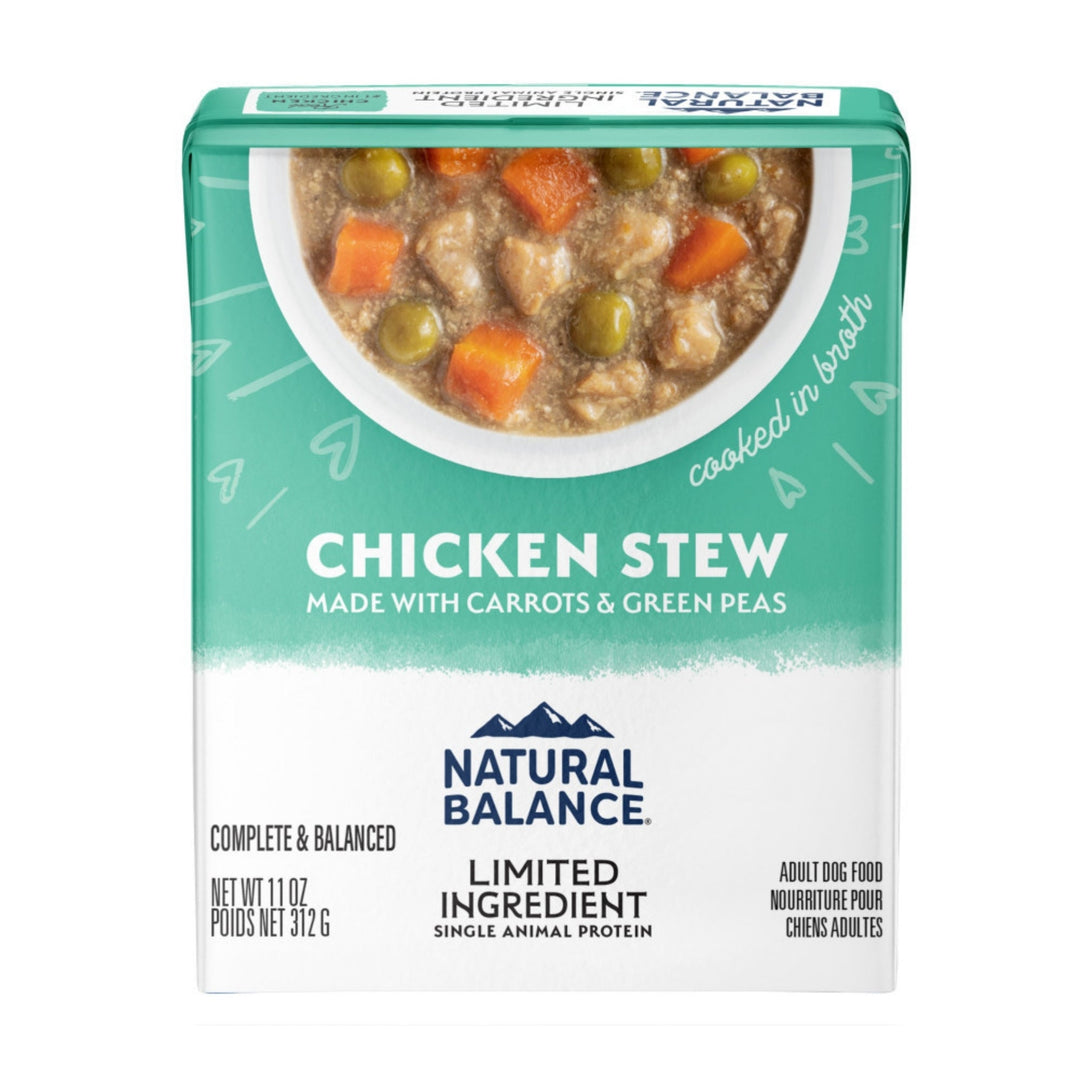 Natural Balance Pet Foods Limited Ingredient Stew Wet Dog Food Chicken 11oz