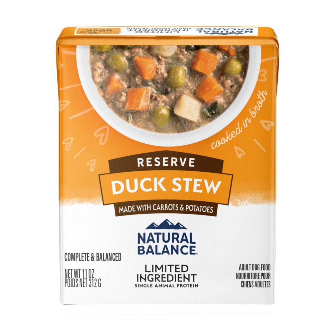 Natural Balance Pet Foods Limited Ingredient Reserve Stew Wet Dog Food Duck 11oz