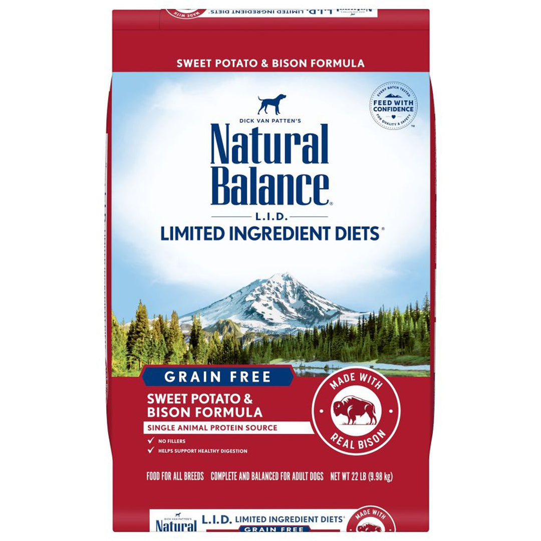 Natural Balance Pet Foods Limited Ingredient Reserve Grain Free Sweet Potato & Bison 22lb