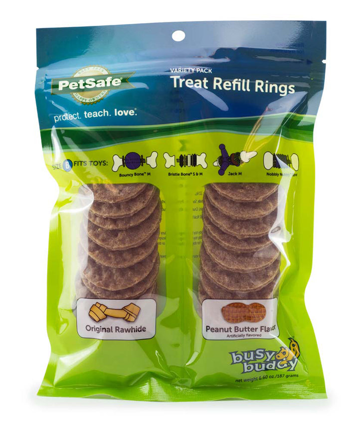 Busy Buddy Treat Refill Rings Variety Pack 1ea/6.6 oz, MD-