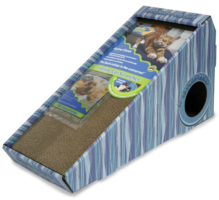 OurPets Cosmic Alpine Cat Scratcher Brown, Yellow 1ea-