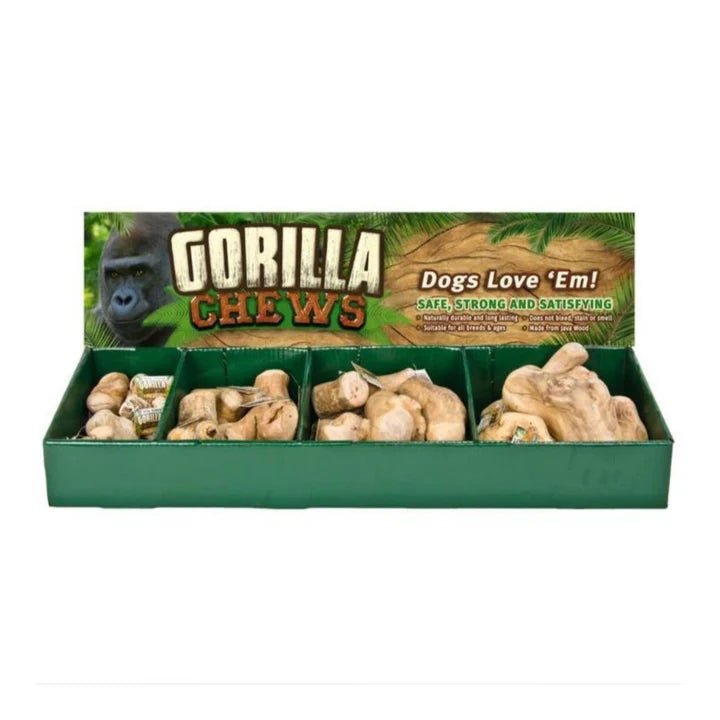 Gorilla Chew For Dogs Display 28 Pc