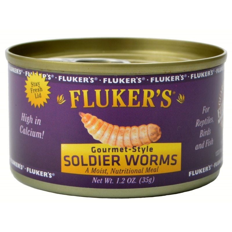 Flukers Gourmet Style Soldier Worms - 1.2 oz-