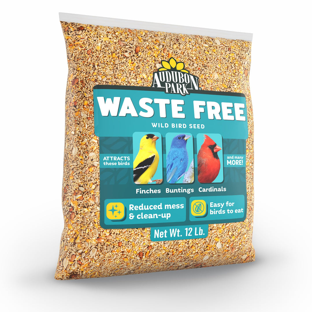 Audubon Park Waste Free Wild Bird Seed, 12 lb