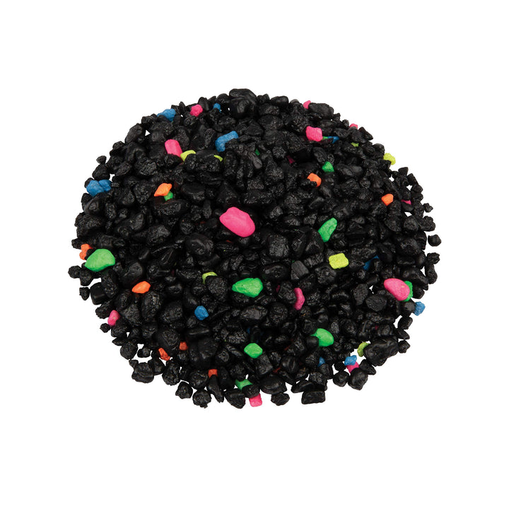 GloFish Aquarium Gravel, Black With Fluorescent Accents, 5 lbs