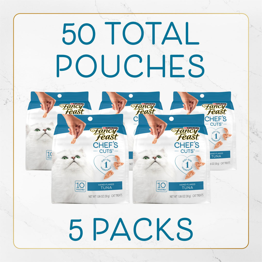 Fancy Feast Purina Tuna Cat Treats (5 Pack) 10 Count Pouches