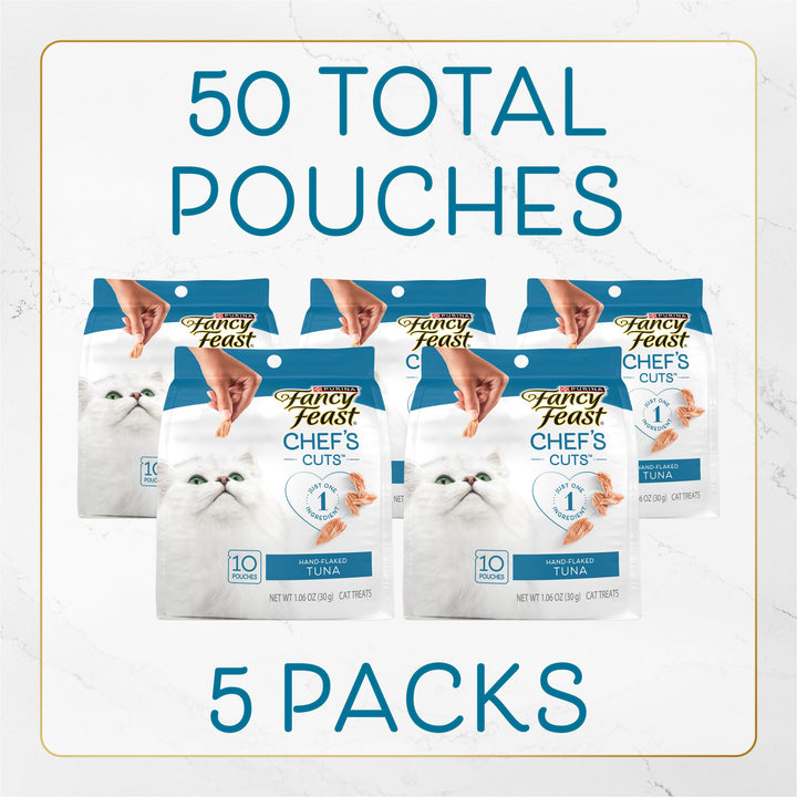 Fancy Feast Purina Tuna Cat Treats (5 Pack) 10 Count Pouches