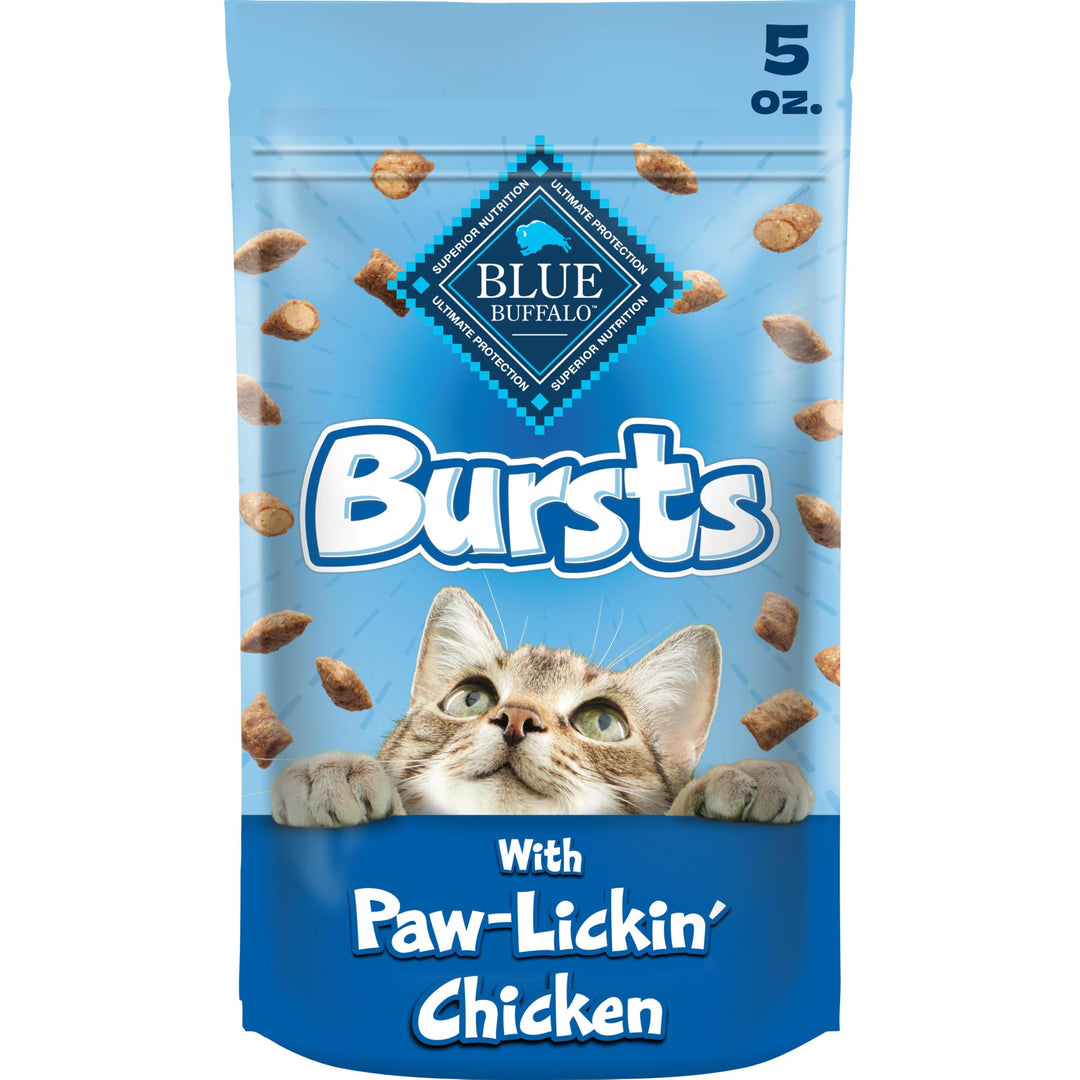 Blue Buffalo Bursts Chicken Crunchy &amp; Creamy Cat Treats, 5 oz