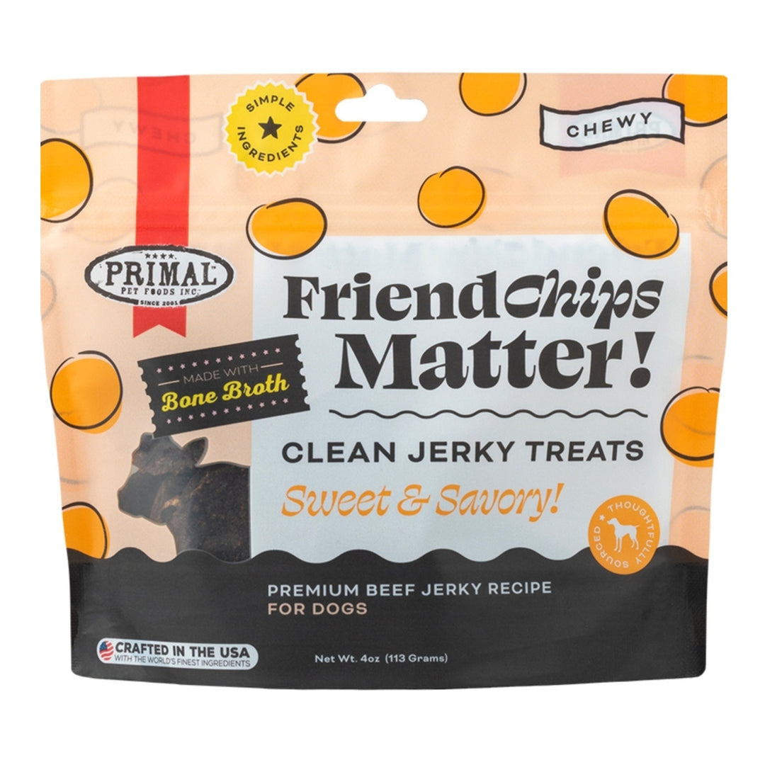 Primal Dog Friendchips Matter Beef With Broth 4oz.