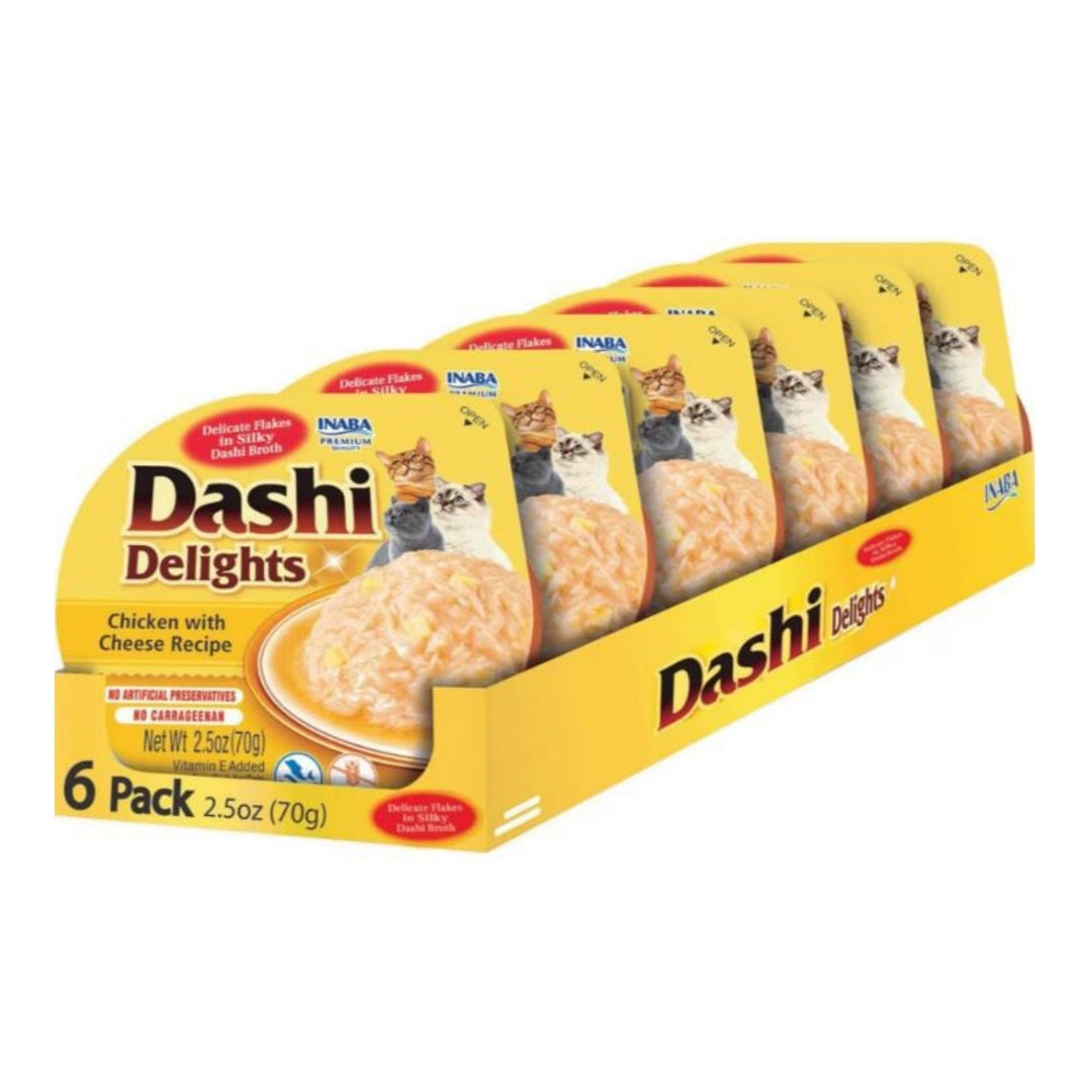 Inaba Dashi Delights Flakes In Broth Chicken/Cheese 2.5oz. (Case of 6 ...