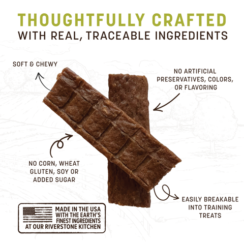 Earth Animal Dog Wisdom Air-Dried Jerky From The Air 4 oz.