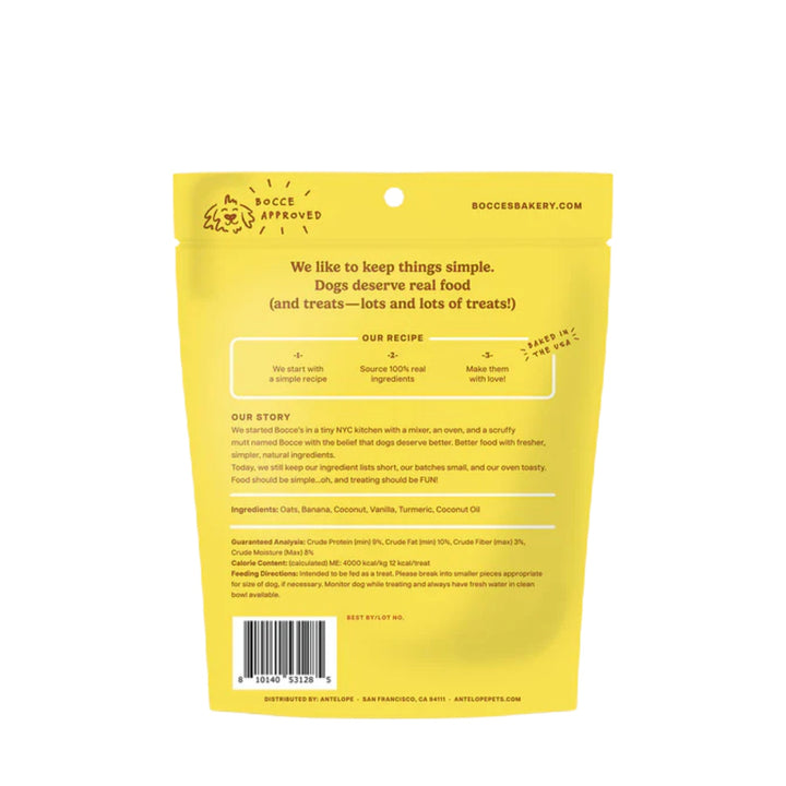 Bocce's Bakery Dog Biscuit Golden Glow 5oz