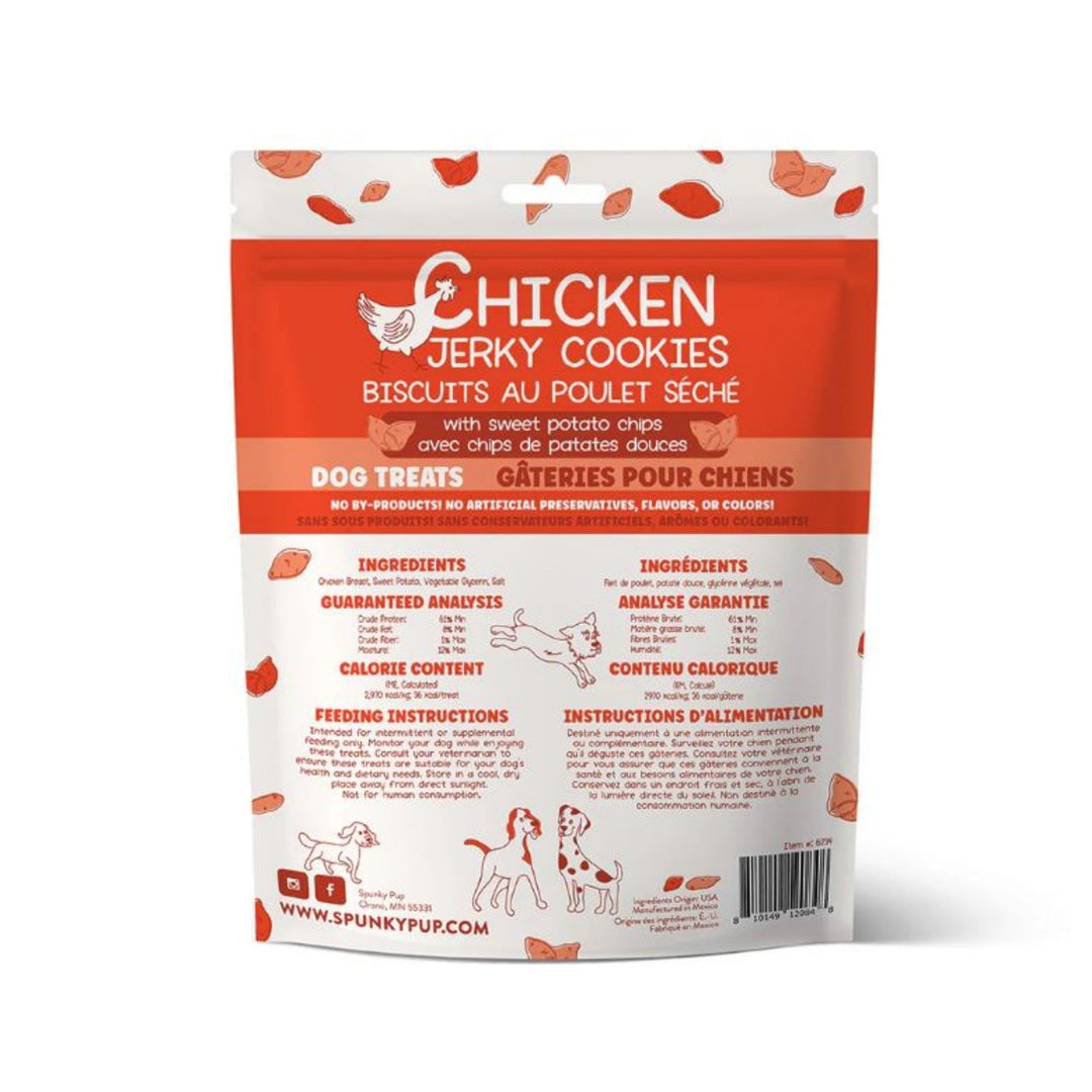 Spunkypup Jerky Cookies Chicken/Sweet Potato 6oz.