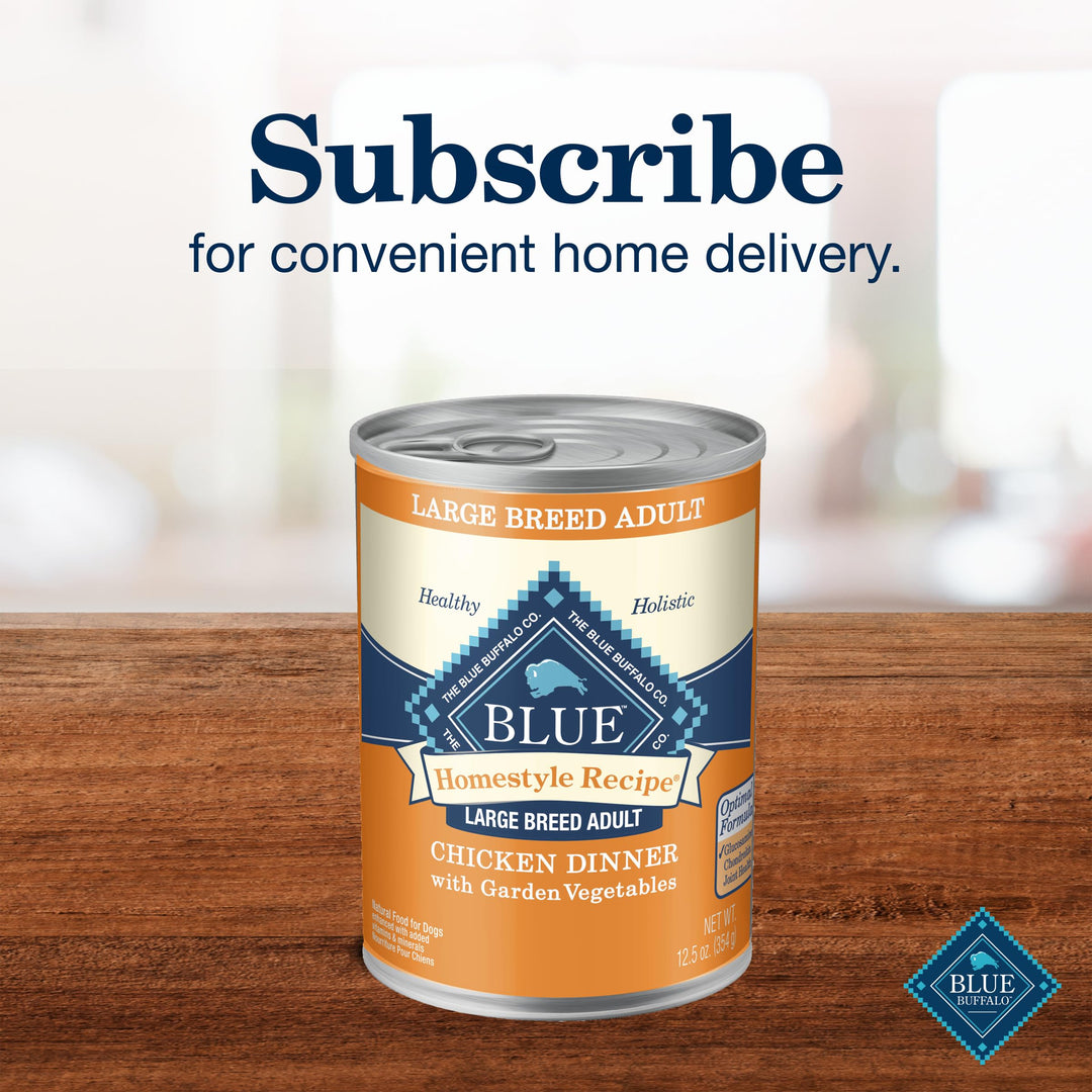 Blue Buffalo Homestyle Recipe Chicken Adult Wet Dog Food, 12.5 oz, 12 ct