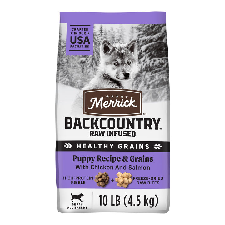 Merrick Backcountry Healthy Grains Premium Dry Puppy Food, 10 lb. Bag