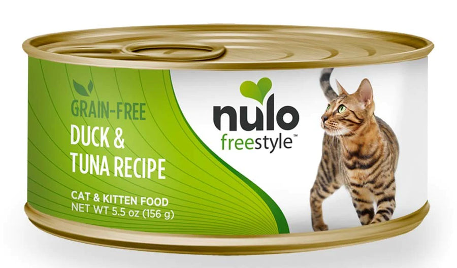 Nulo Freestyle Grain-Free Pate Wet Cat Food Duck & Tuna 24ea/5.5 oz-