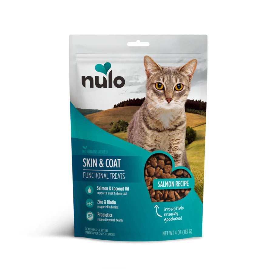 Nulo Skin & Coat Functional Cat Treats Salmon 1ea/4 oz-