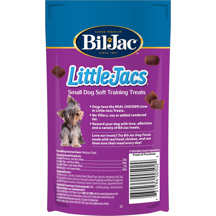 Bil-Jac Little-Jacs Soft Dog Training Treats with Chicken Liver | 4 oz