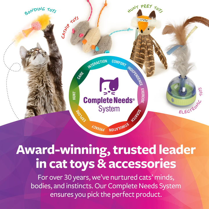 SmartyKat Hot Pursuit Electronic Concealed Motion Cat Toy, Unpredictable Erratic Movement Mimics Prey for Active Hunting for Cats &amp; Kittens, Battery Powered