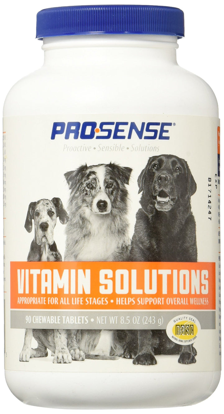 Pro-Sense Vitamin Solutions Dog Multivitamin Chewable Tablets, 90 Count