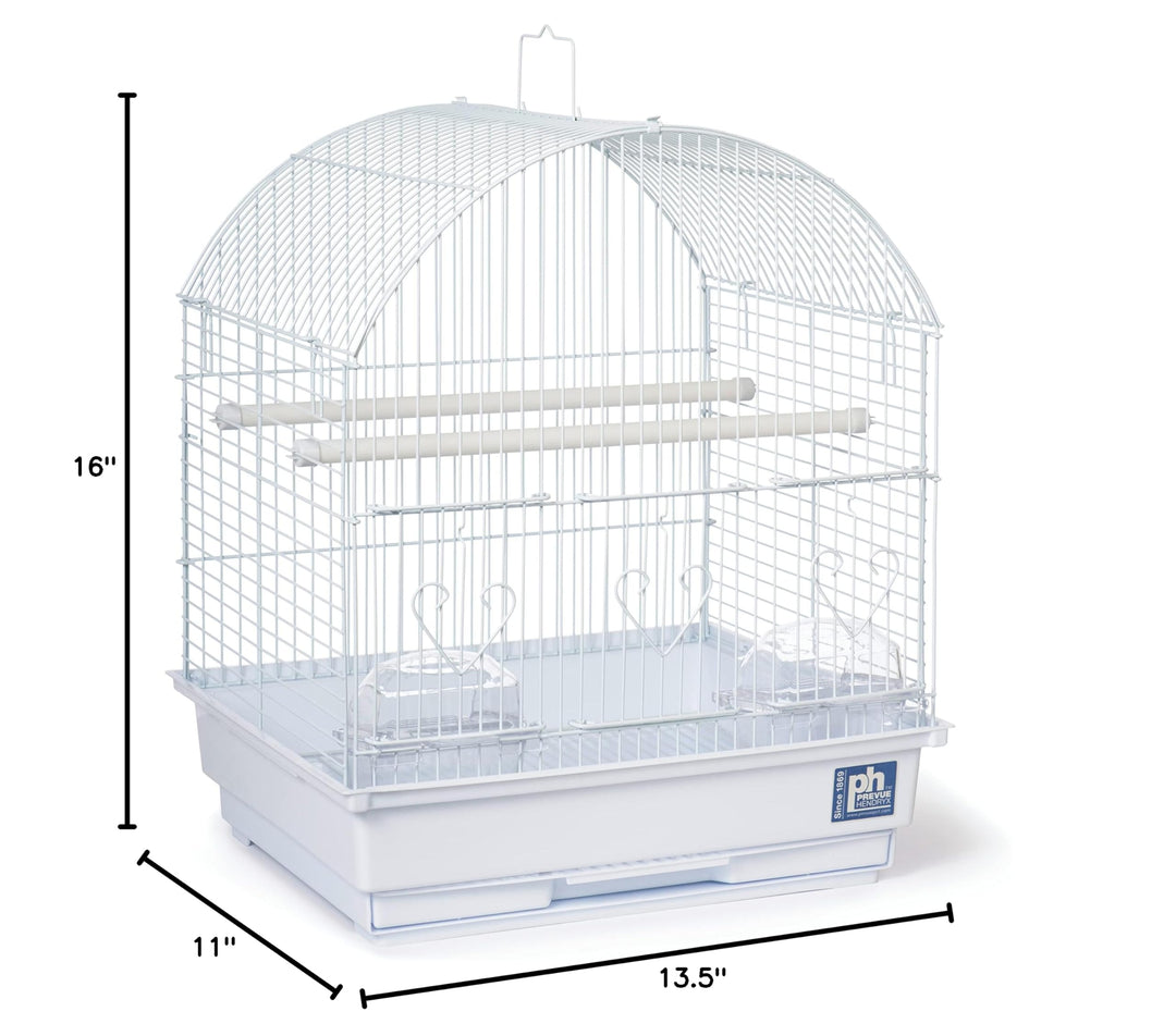 Prevue Pet Products Parakeet Starter Cage Kit with Toys, Perches, Cups, Removable Grill and Pullout Tray
