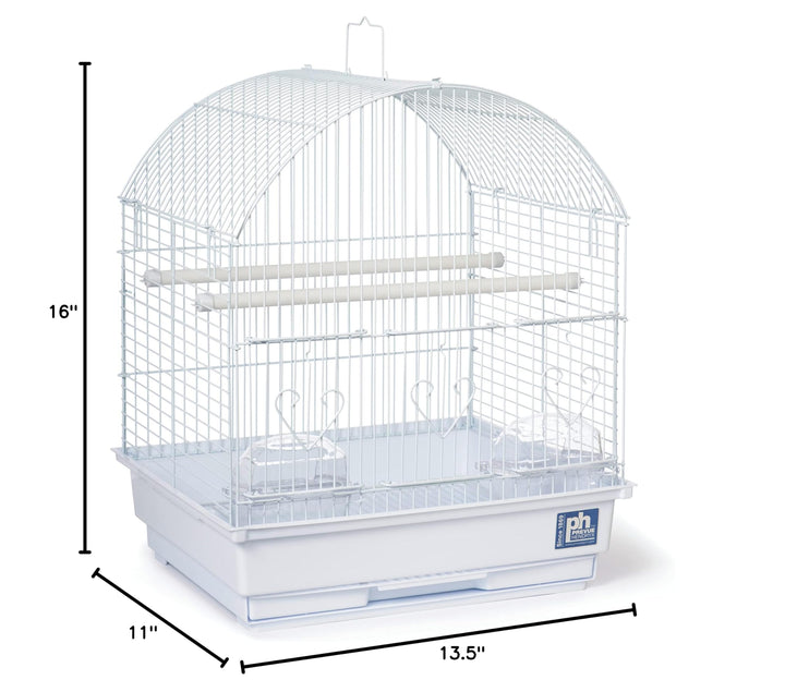 Prevue Pet Products Parakeet Starter Cage Kit with Toys, Perches, Cups, Removable Grill and Pullout Tray