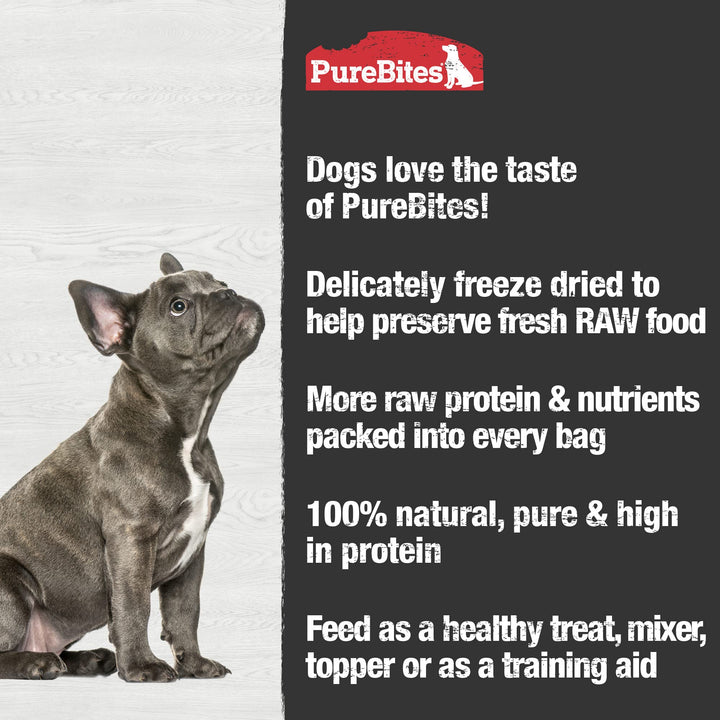 PureBites Chicken Single Ingredient Freeze Dried Dog Treats, 3 oz