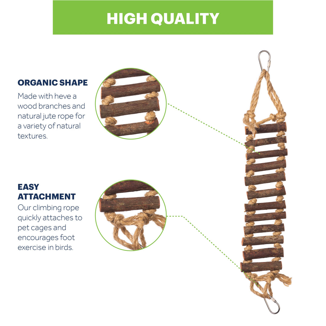Prevue Pet Products Rope Ladder Bird Toy Hanging Birdcage Toy for Climbing
