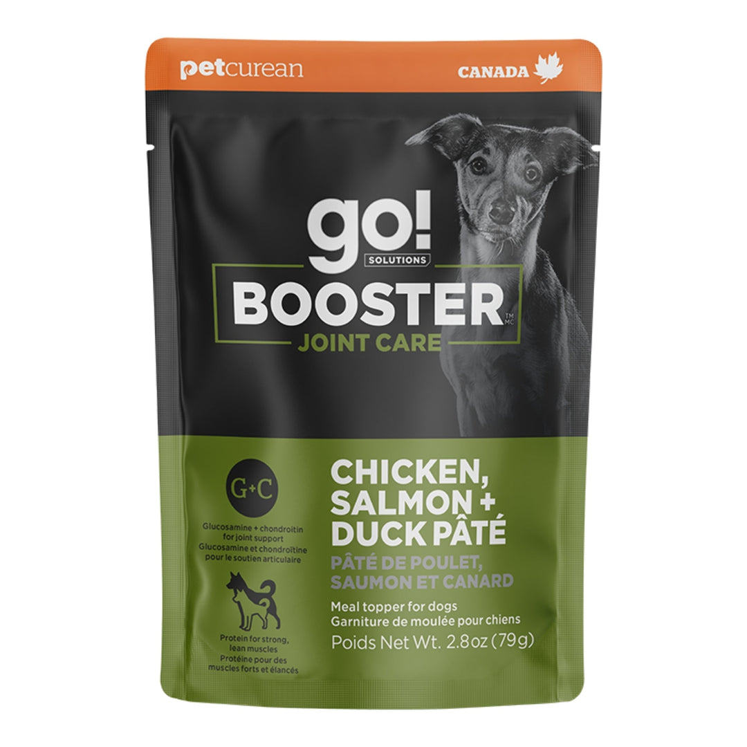 Go! Dog Booster Joint Care Pate Chicken, Salmon & Duck 2.8oz. (Case of 24)