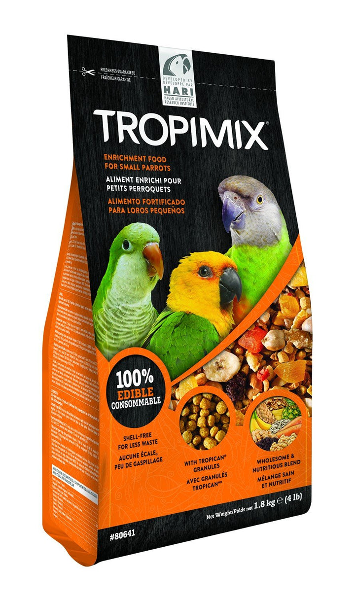 Hari Hagen Tropimix Enrichment Food for Small Parrots, 4 lb. (1.8 kg)
