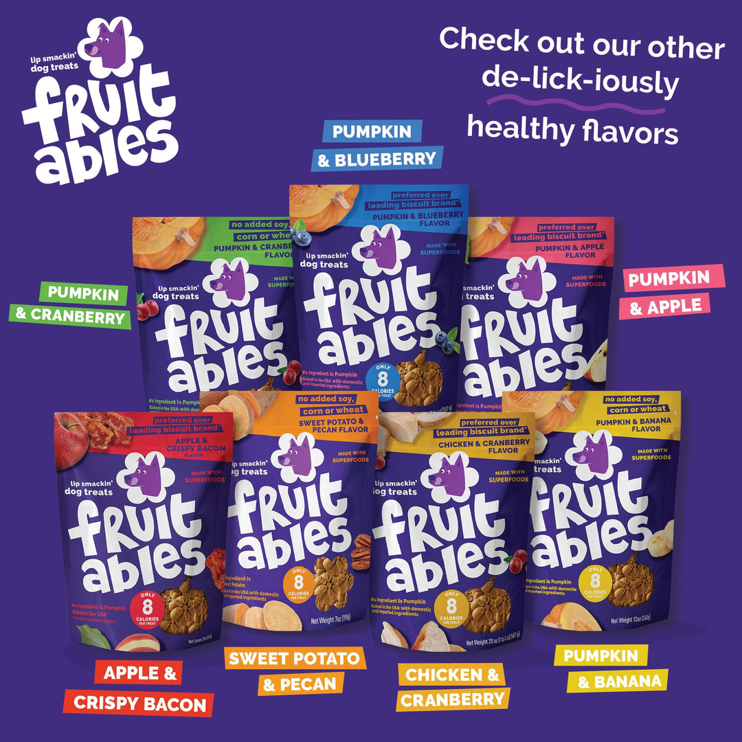 Fruitables Skinny Minis Dog Treats Variety Bison, Watermelon, Chicken 5oz