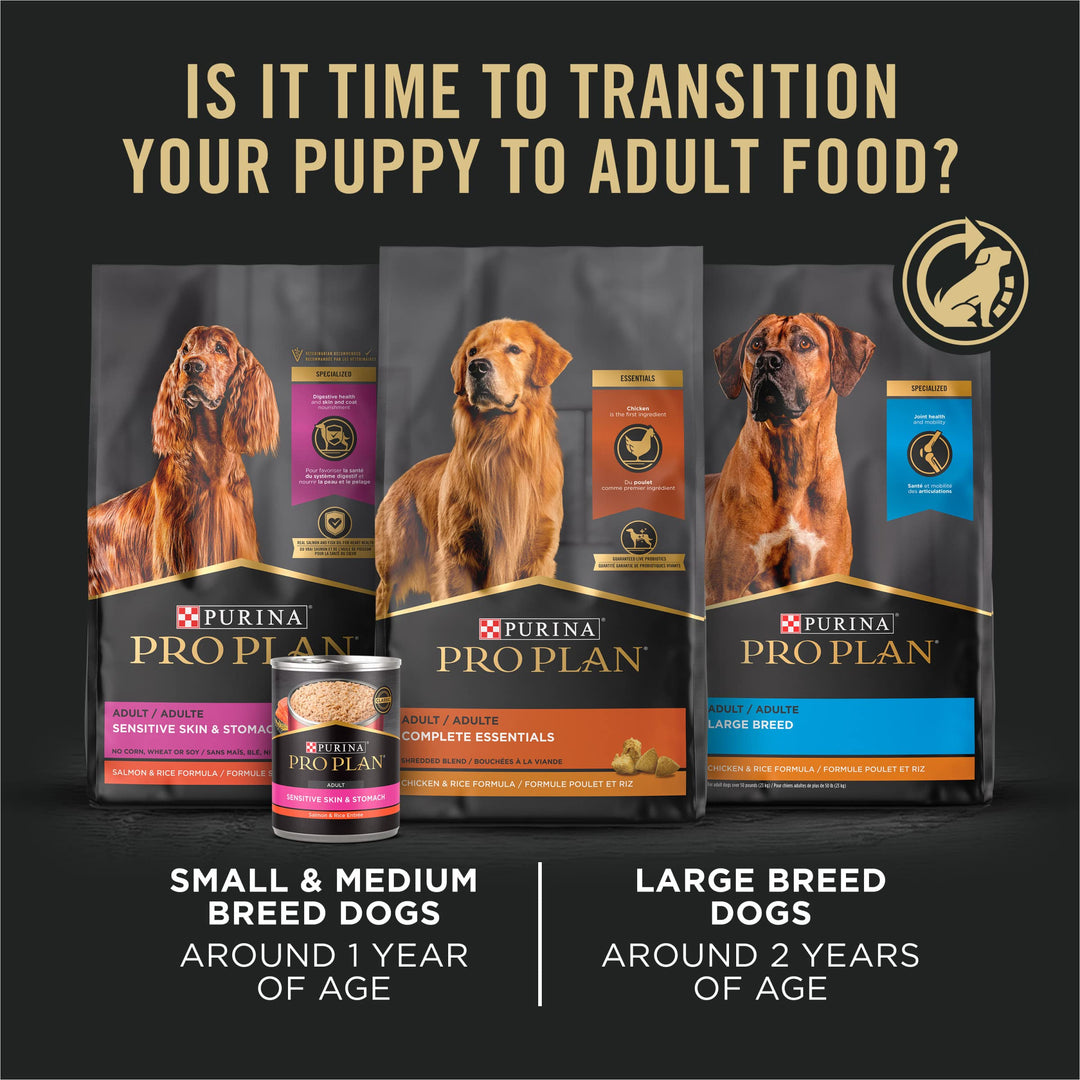 Purina Pro Plan High Protein Dry Puppy Food, Chicken &amp; Rice, 34 lb Bag