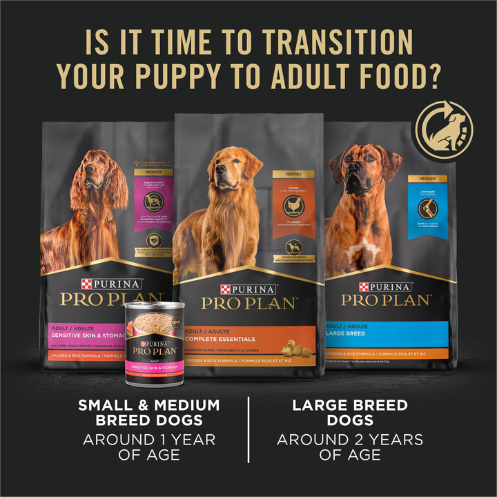 Purina Pro Plan High Protein Dry Puppy Food, Chicken &amp; Rice, 34 lb Bag