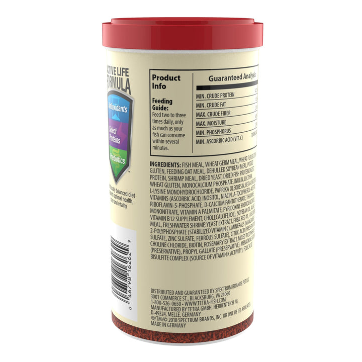 Tetra Tropical Granules, 10.58 Oz, Pack of 3 | Natural Color Enhancer