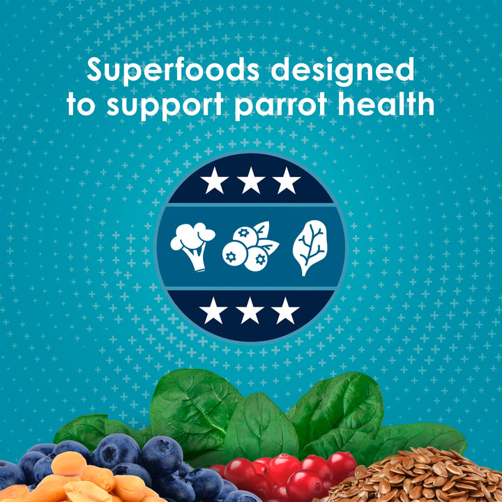 Kaytee Forti-Diet Pro Health Nourish+Protect Parrot Food, 5 Pounds
