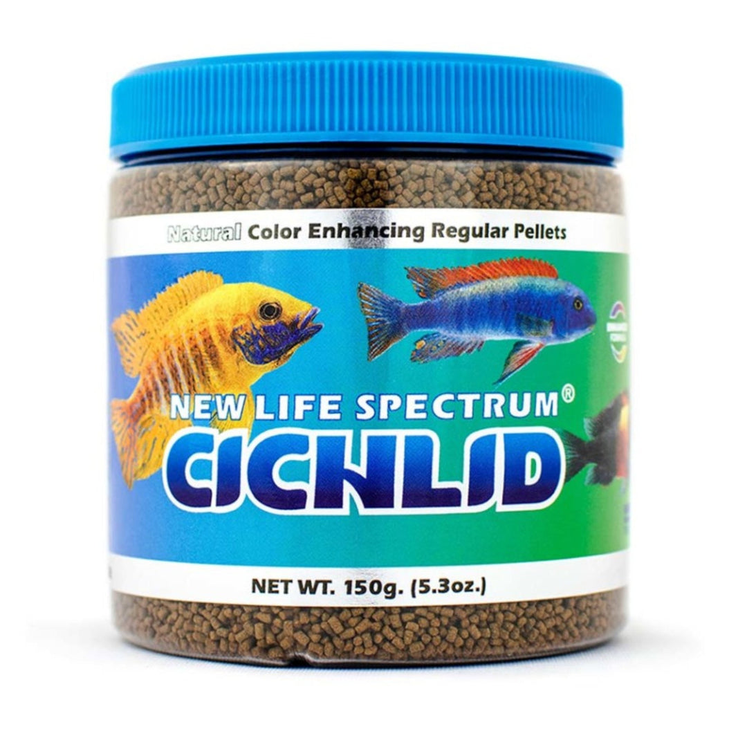 New Life Spectrum Cichlid Sinking Pellets Fish Food 1ea/5.3 oz, Regular