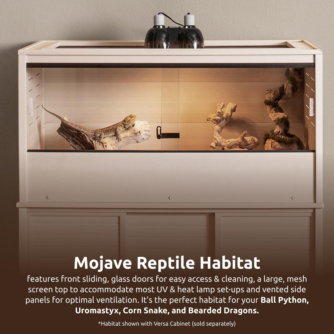 New Age Pet® ECOFLEX® 48" Mojave Reptile Enclosure, Large, Maple