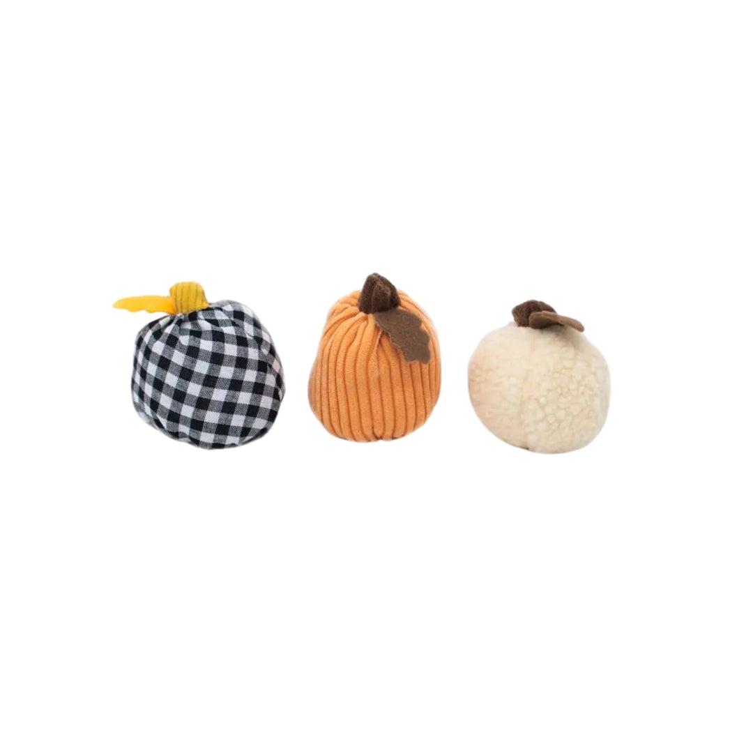 Zippypaws Fall Harvest Miniz Gourds Small-3 Pk