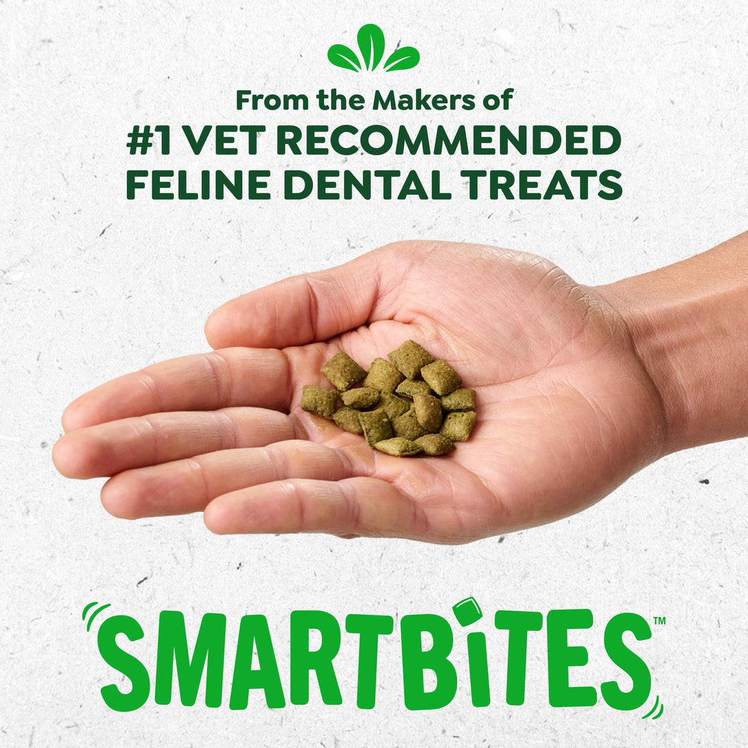 Greenies Feline Smartbites Skin &amp; Fur Health Cat Treats, Chicken, 2.1 oz