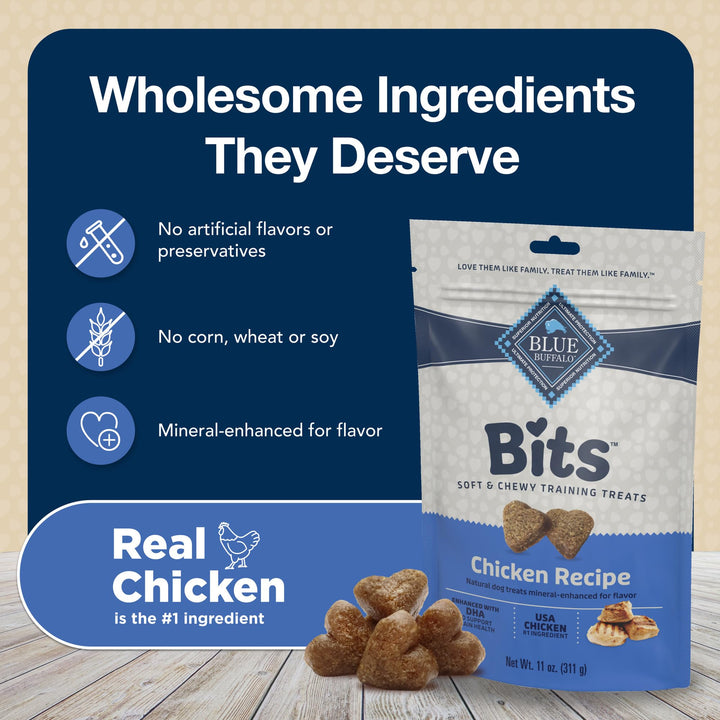 Blue Buffalo Bits Chicken Training Treats, 11 oz