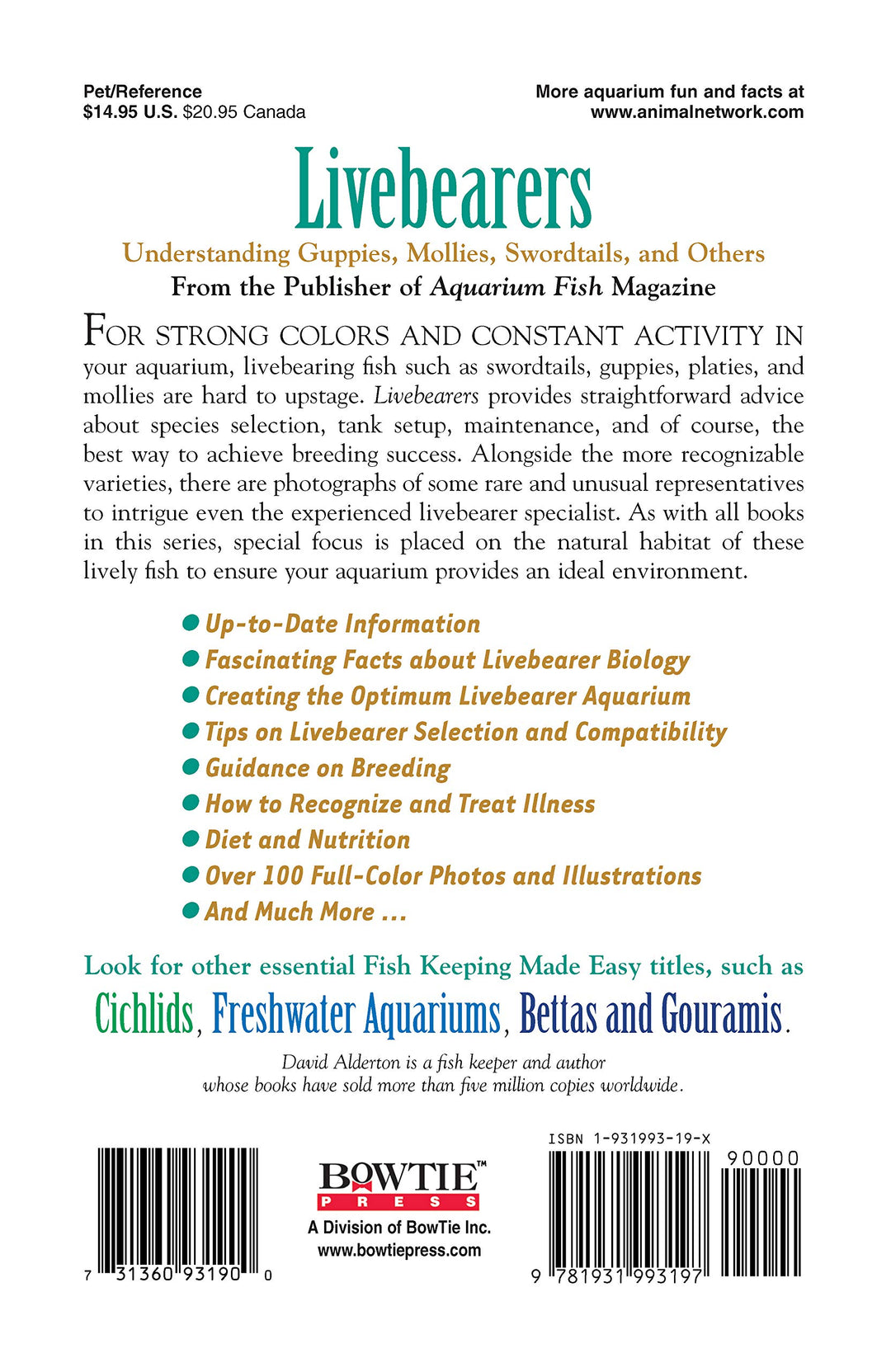 Livebearers (HC) (Fish Keeping Made Easy)